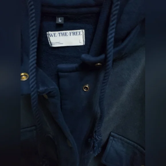 Free People We The Free Hoodie/Navy - Picture 11 of 16